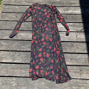 Forever 21 Sheer Floral Cardigan Size US S